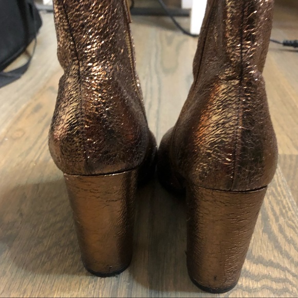 Kenzie gold booties - Picture 2 of 7